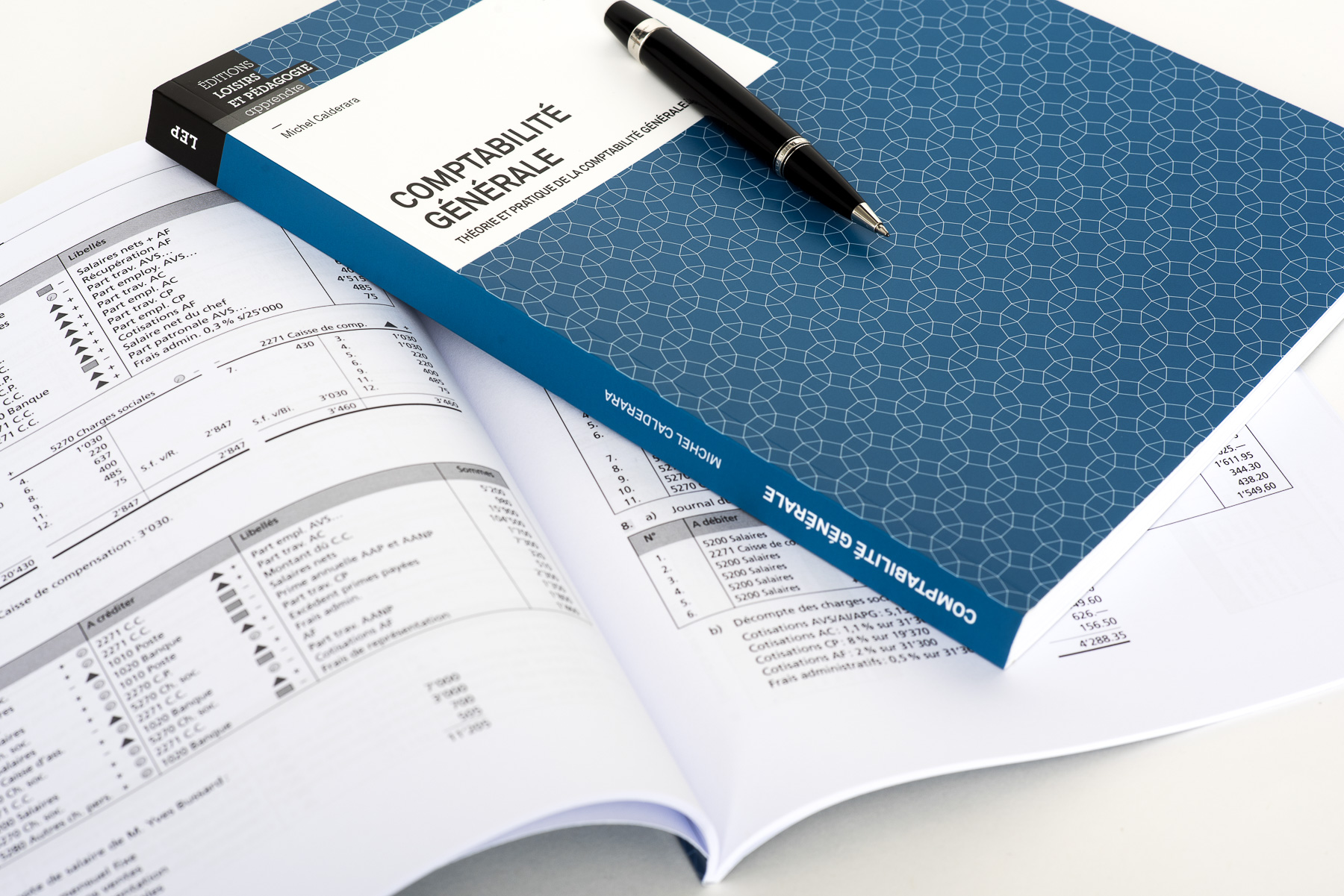 «Comptabilité générale» de Michel Calderara, Erika Mattmann, Caroline Vannod et Yvan Moor. «Comptabilité générale» de Michel Calderara, Erika Mattmann, Caroline Vannod et Yvan Moor.