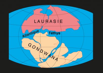 Carte du Jurassique