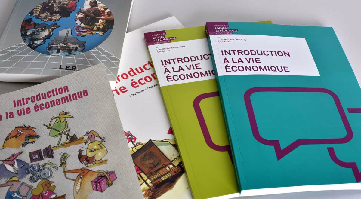 IVE-differentes-editions La nouvelle édition de «Introduction à la vie économique», de Claude-Aimé Chevalley.