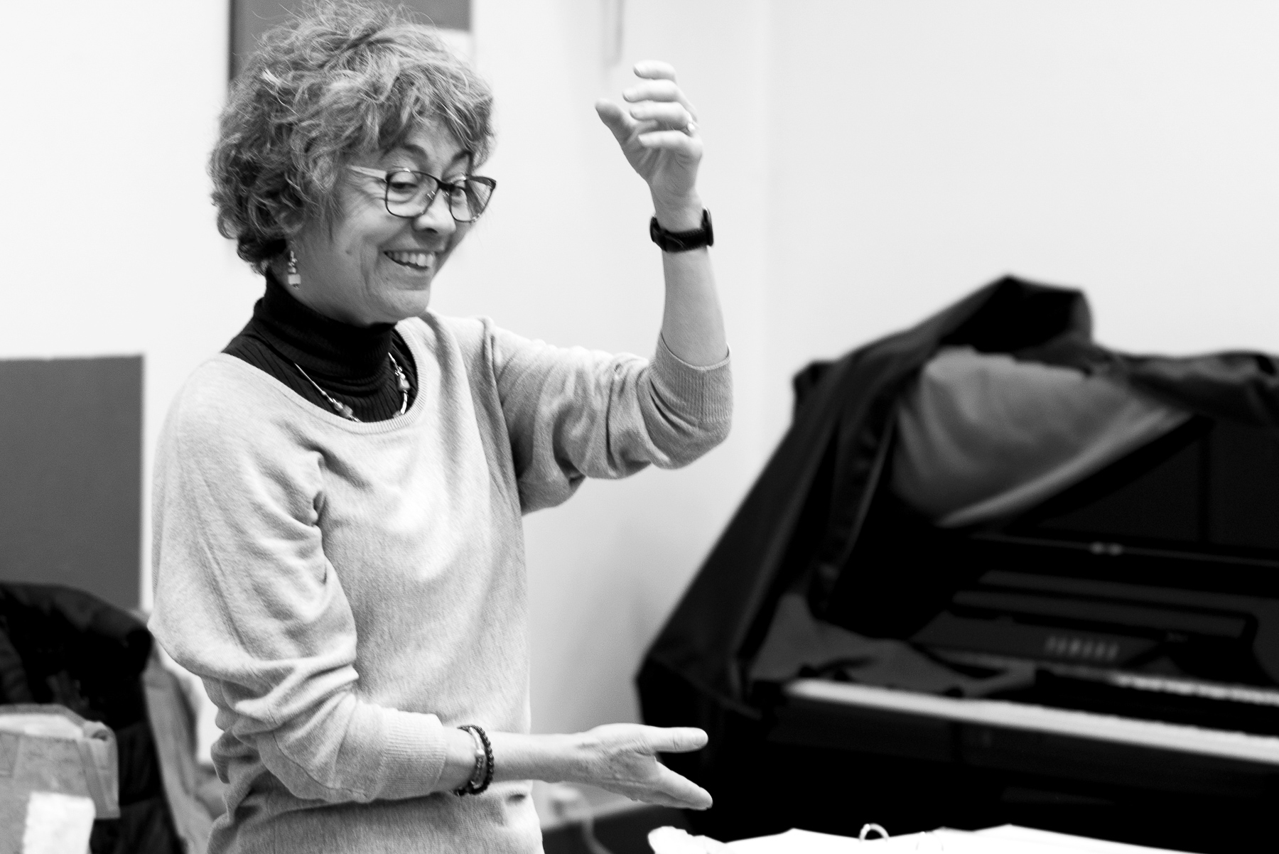 Fabienne Gay-Balmaz Photo de Fabienne Gay-Balmaz donnant un cour de musique