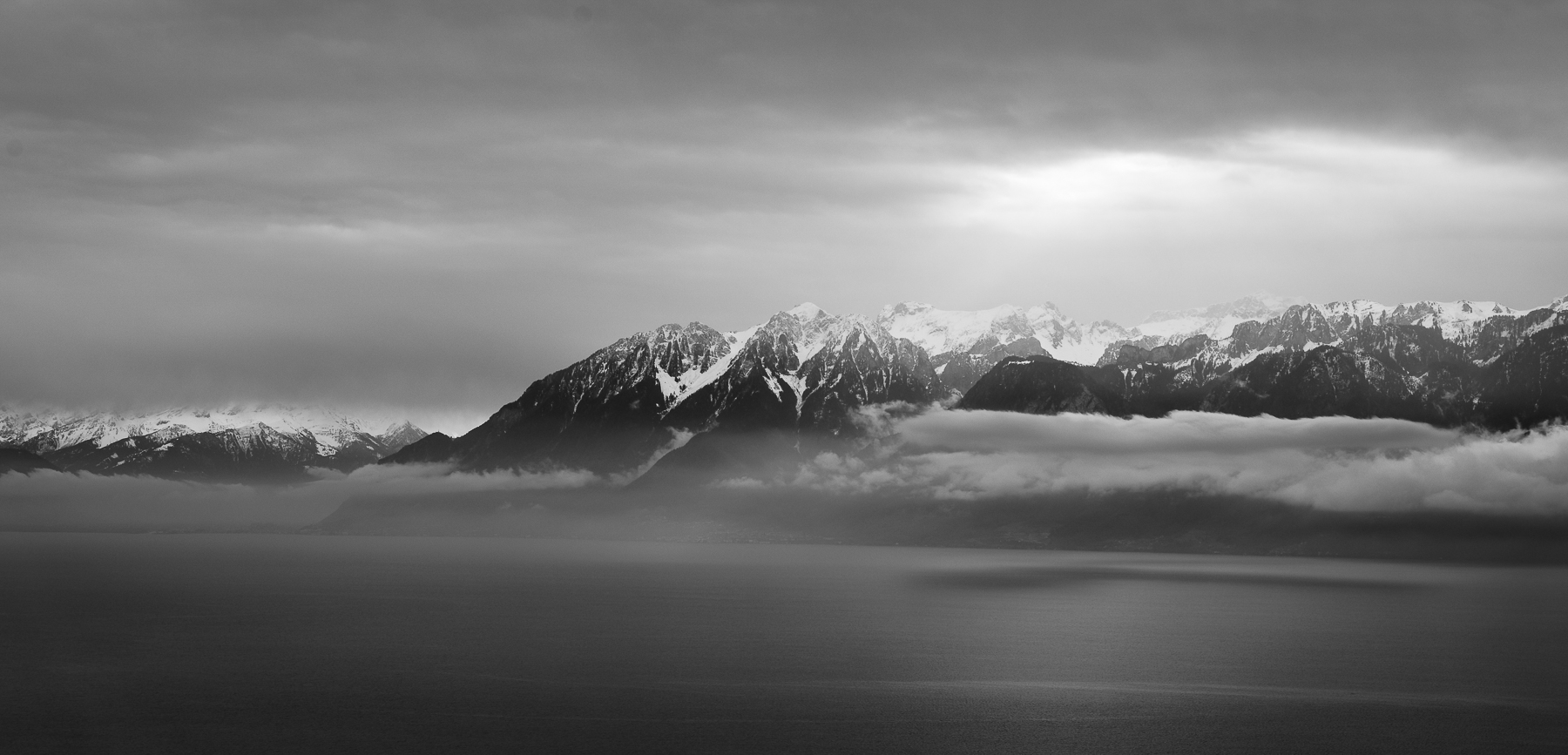 Vue du lac LÃ©man