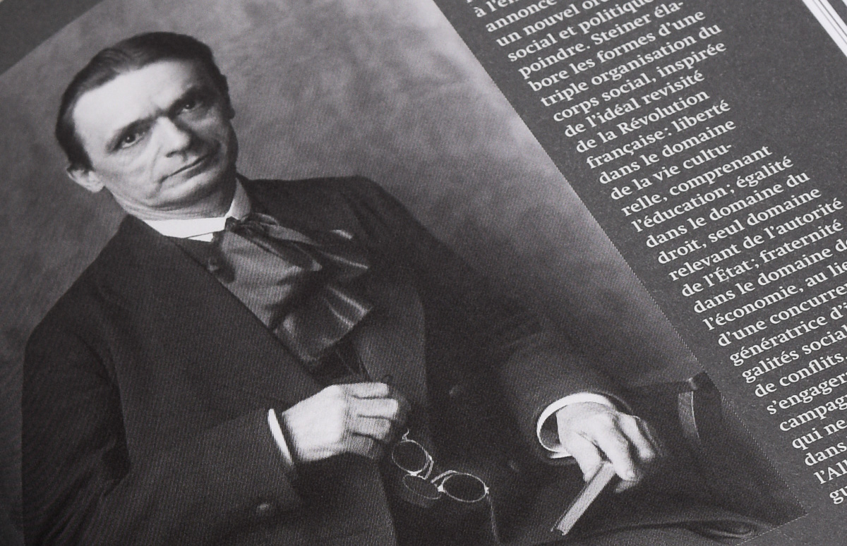 Rudolf Steiner Portrait de Rudolf Steiner tiré du livre «Les grands pédagogues: Steiner»