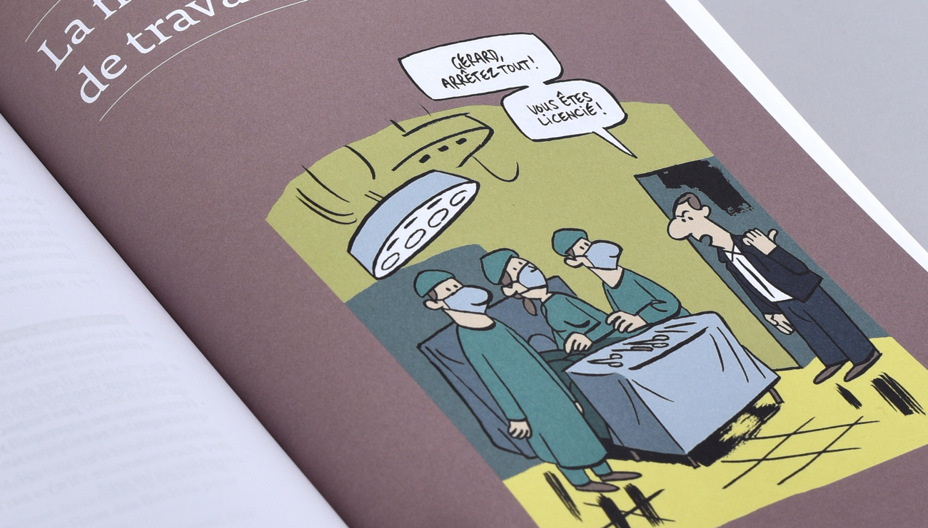 Illustration tirÃ©e de l'ouvrage Â«Le droit du travail en Suisse. 90 questions-rÃ©ponses issues de la pratiqueÂ»