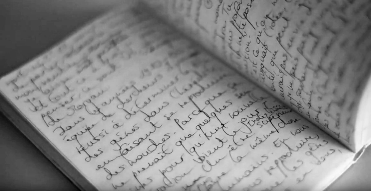 Écrire en classe Pages ouverges d'un carnet manuscrit